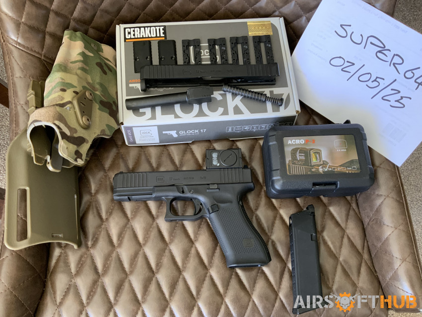 Umarex GHK Glock 17 Gen 5 MOS - Used airsoft equipment
