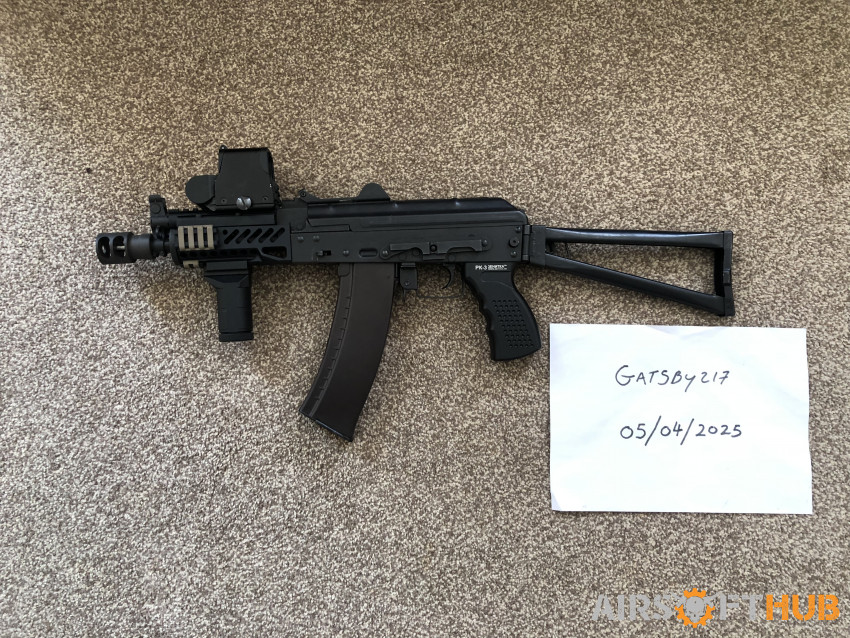Lct AK74u bundle with kit - Used airsoft equipment