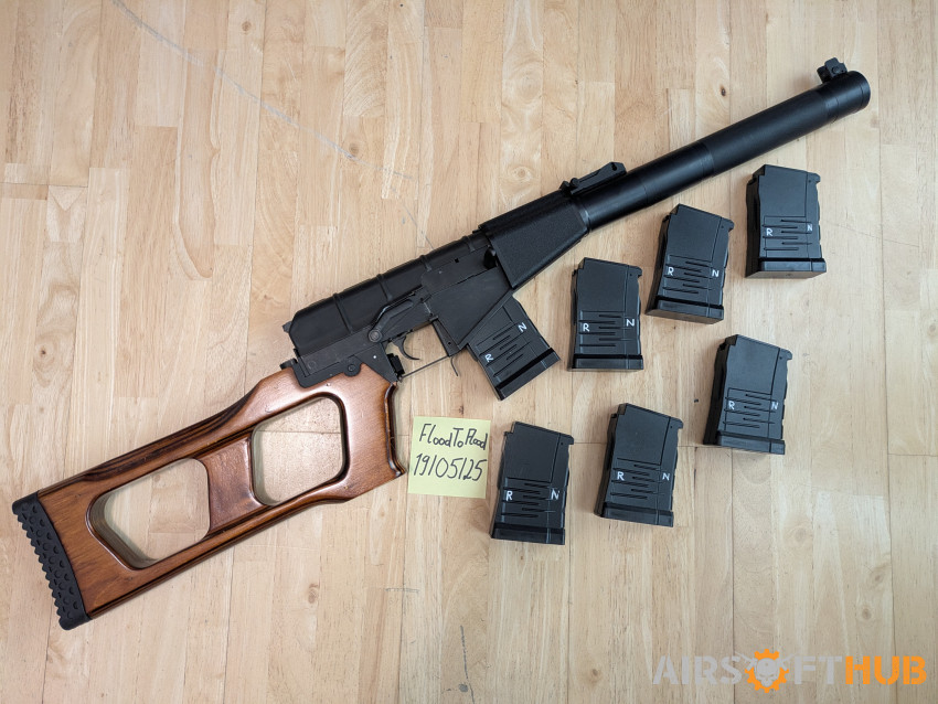 Upgraded LCT VSS DMR w/ 7 mags - Used airsoft equipment