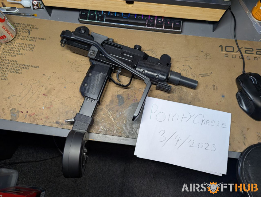 KWC Mini UZI CO2 GBB SMG – Sem - Used airsoft equipment