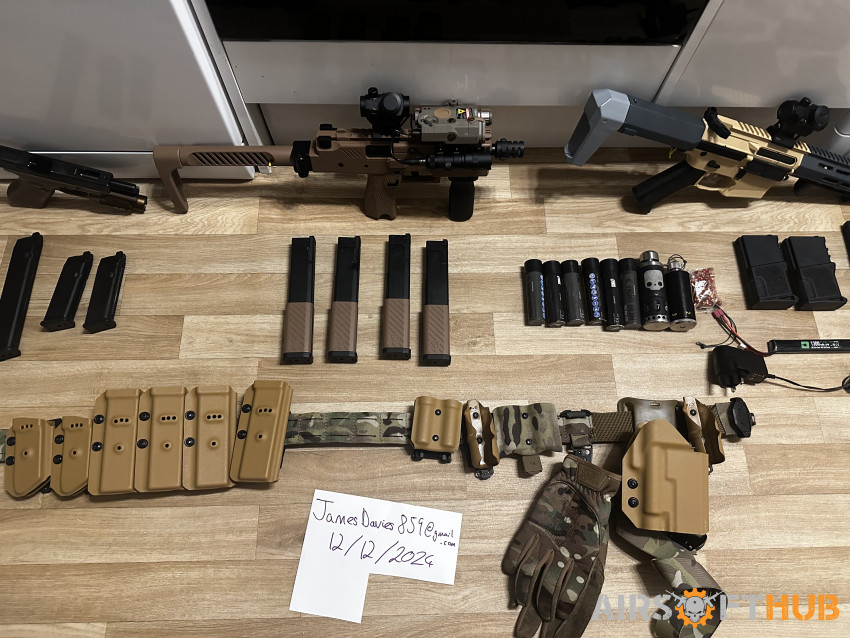 CQB kit, Vorsk VMP1 + Glock + - Used airsoft equipment