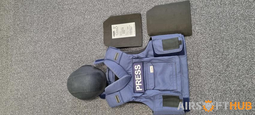 Press lvl 4 armour and helmet - Used airsoft equipment