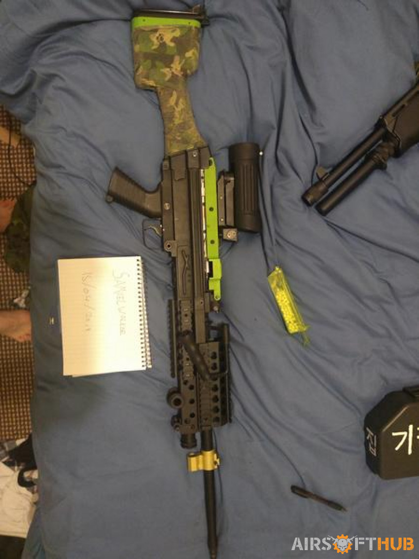 A&K M249 MK2 - Used airsoft equipment