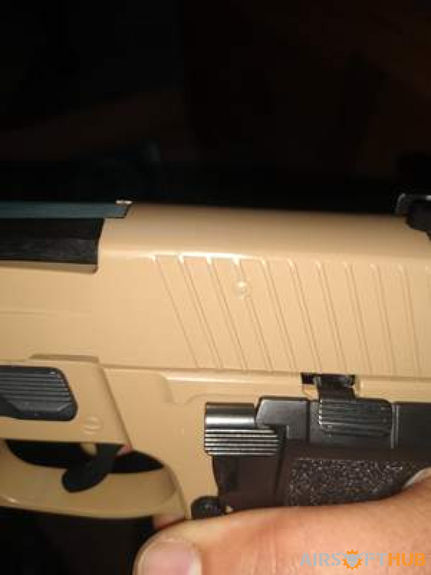 WE F226 GBB - Used airsoft equipment