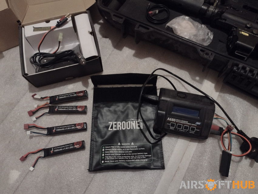 Li-po Batteries for AEG rifle - Used airsoft equipment