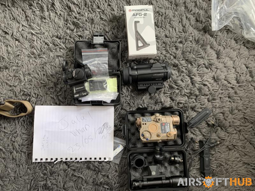 Nuprol case and accessories - Used airsoft equipment