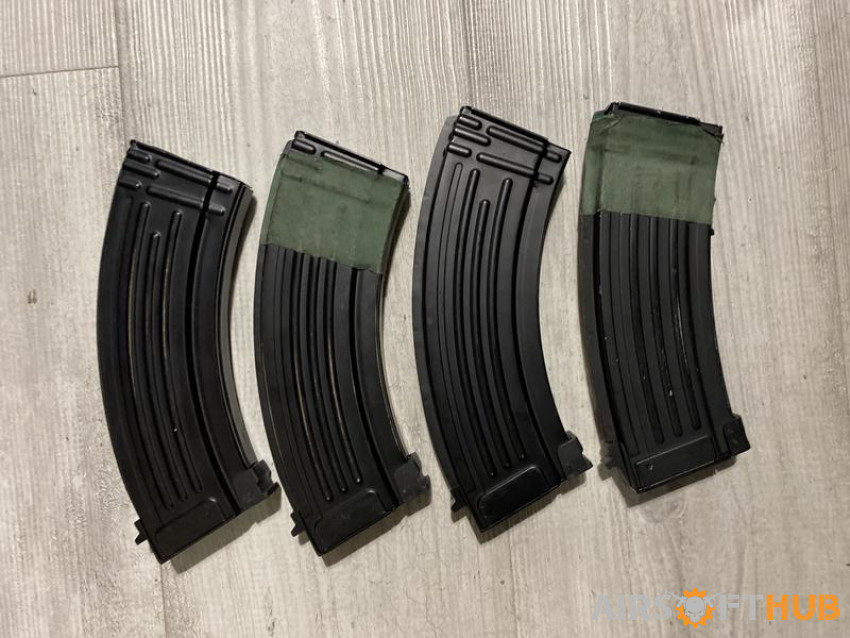 150rnd steel Ak magazines 7.62 - Used airsoft equipment