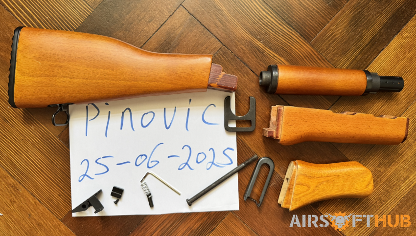 AK real wood furniture - Used airsoft equipment