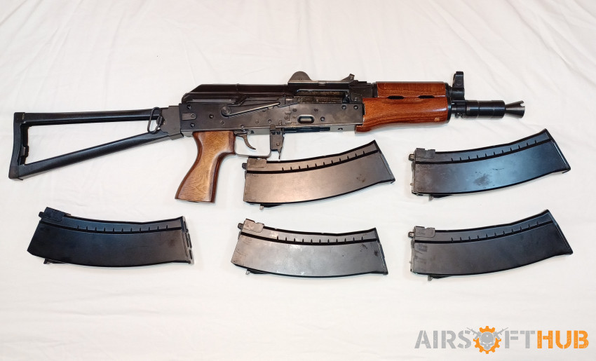 Ak74u gbbr package by WE+Ratec - Used airsoft equipment