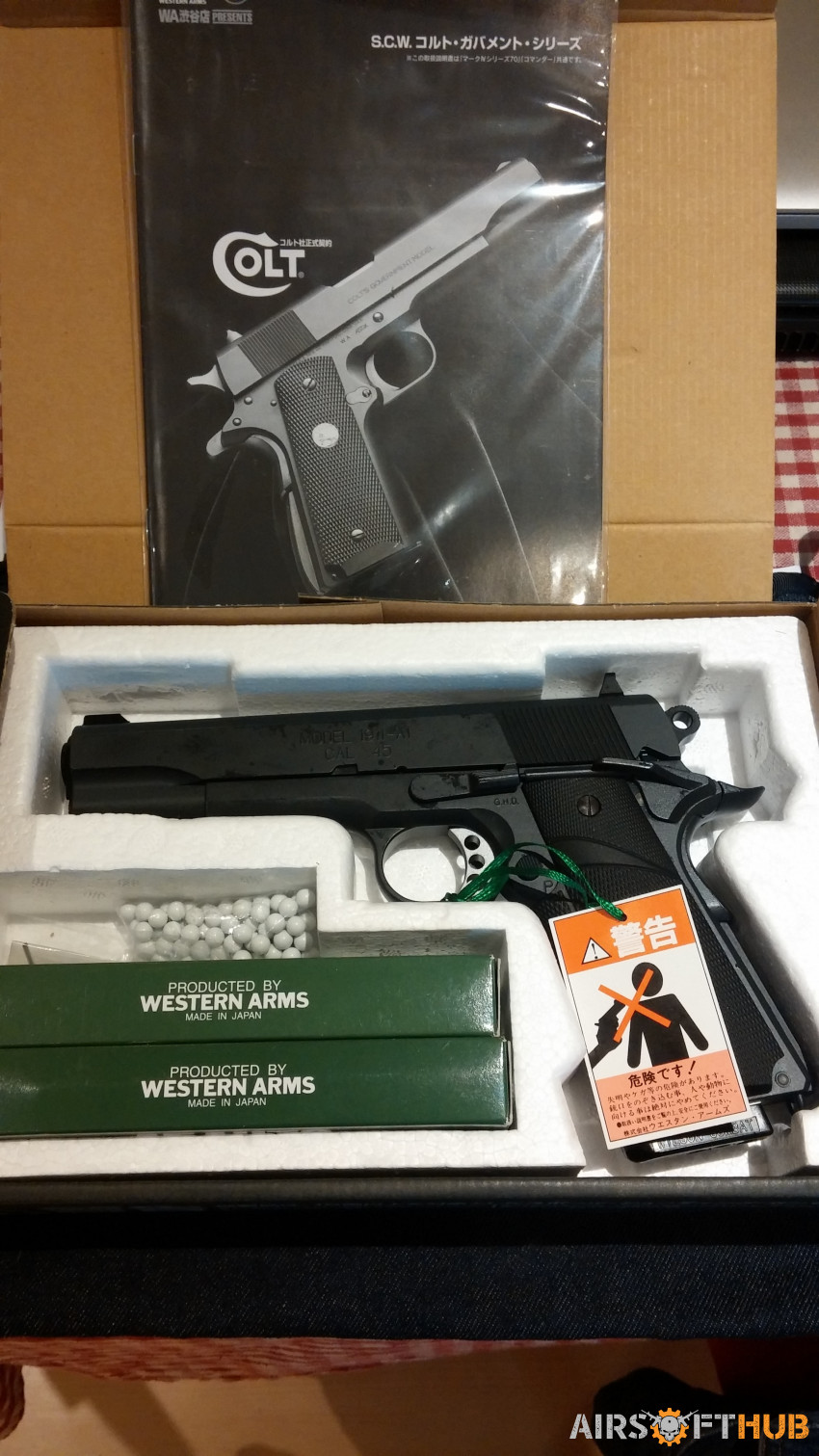 Western Arms Colt MEU pistol - Used airsoft equipment