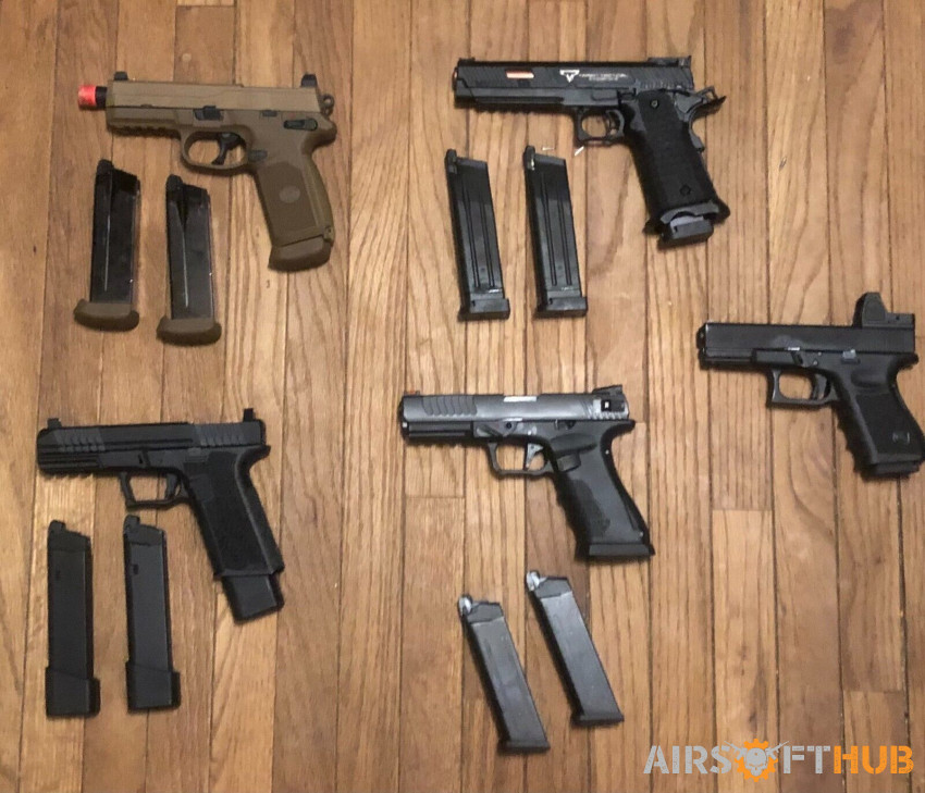 GBB Gas Blowback Pistols - Used airsoft equipment