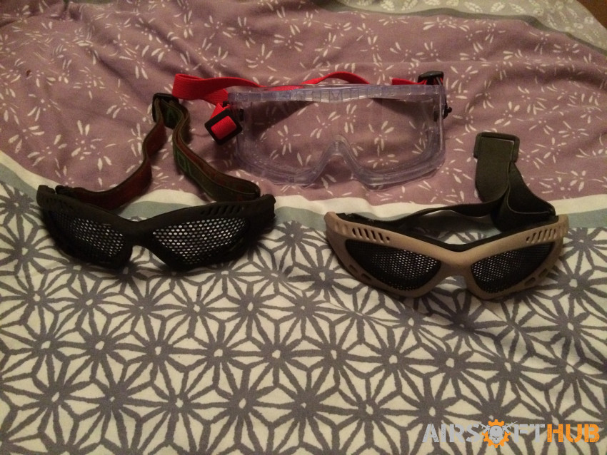 Airsoft goggles / glasses - Used airsoft equipment