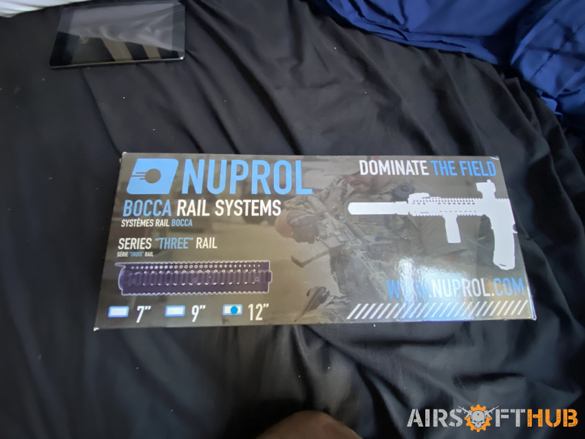 Nuprol Bocca 12” rail system - Used airsoft equipment