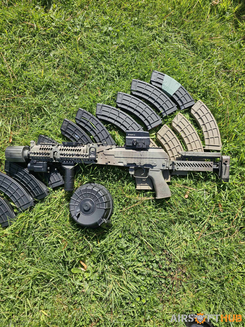 Upgraded LCT ZENIT AK - Used airsoft equipment