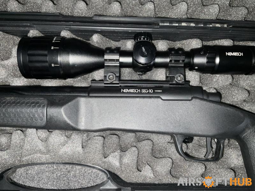 Novritsch SSG10 A2 sniper rifl - Used airsoft equipment