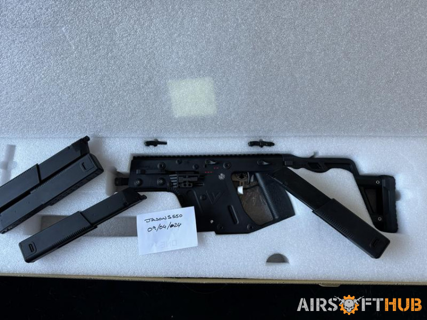 Krytac KRISS Vector GBB - Used airsoft equipment