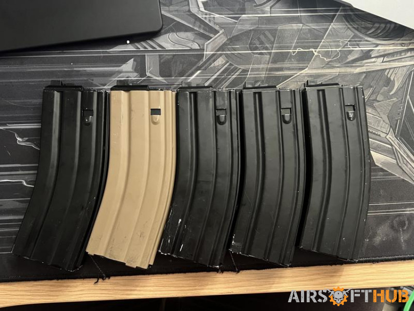 WE Open Bolt M4 Mags - Used airsoft equipment