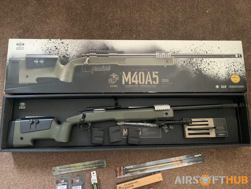 TM M40A5 Fully Upgraded - Used airsoft equipment
