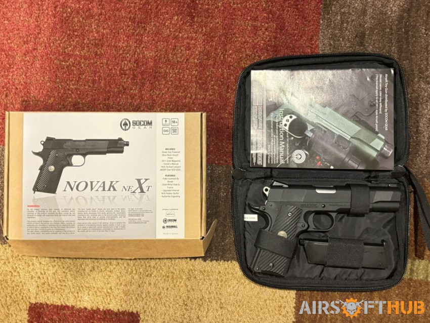 SOCOM Gear NOVAK NeXt 1911 GBB - Used airsoft equipment