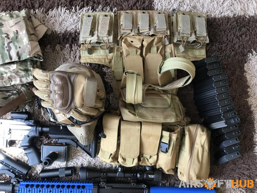 Rifles and accessories - Used airsoft equipment