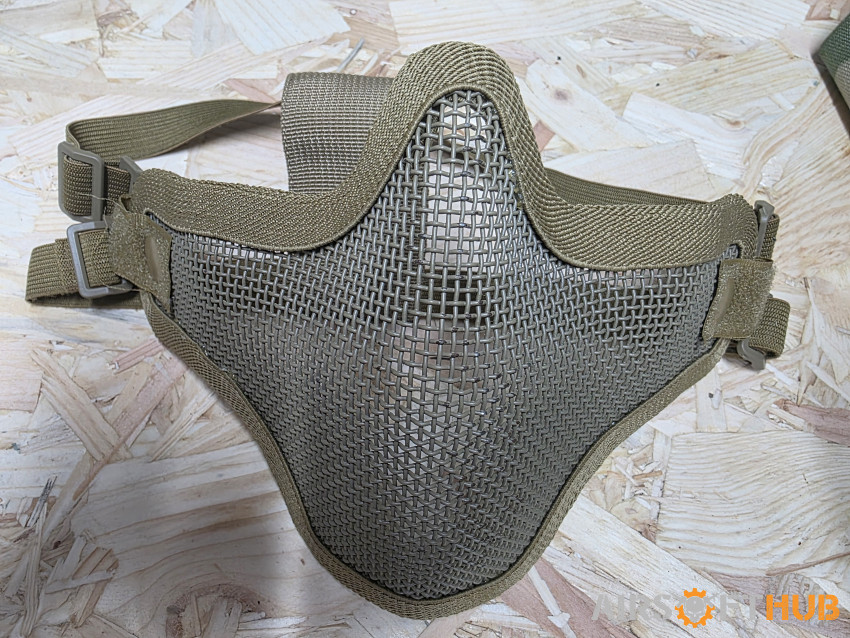 Nuprol Mesh Lower Face Mask Ta - Used airsoft equipment