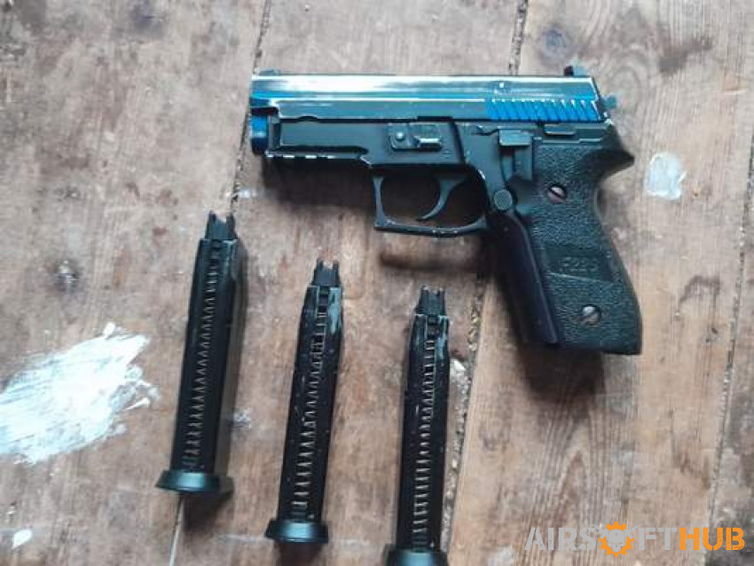 WE sig P229 - Used airsoft equipment
