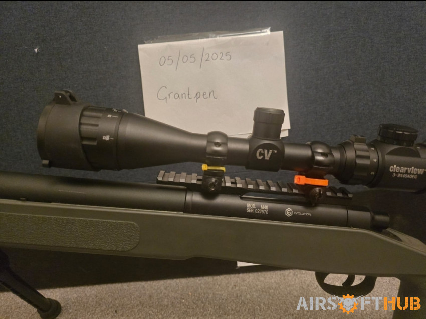 Evolution m40 sniper rifle - Used airsoft equipment