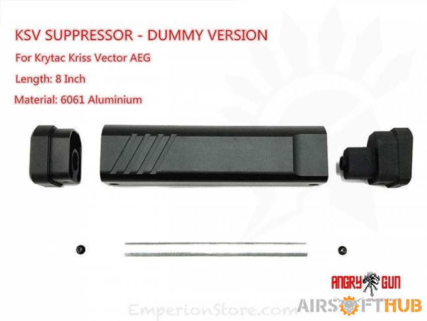 Vector Angry Gun Suppressor - Used airsoft equipment