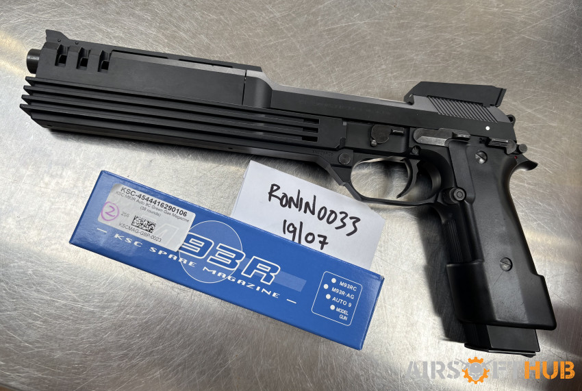 KSC Beretta M93r Auto9 Robocop - Used airsoft equipment