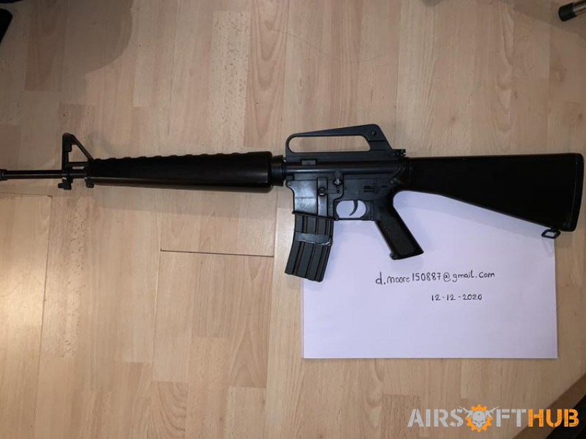 Assault rifle model gun - Used airsoft equipment
