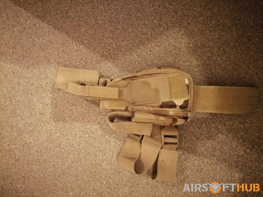 Pistol holders - left Leg - Used airsoft equipment