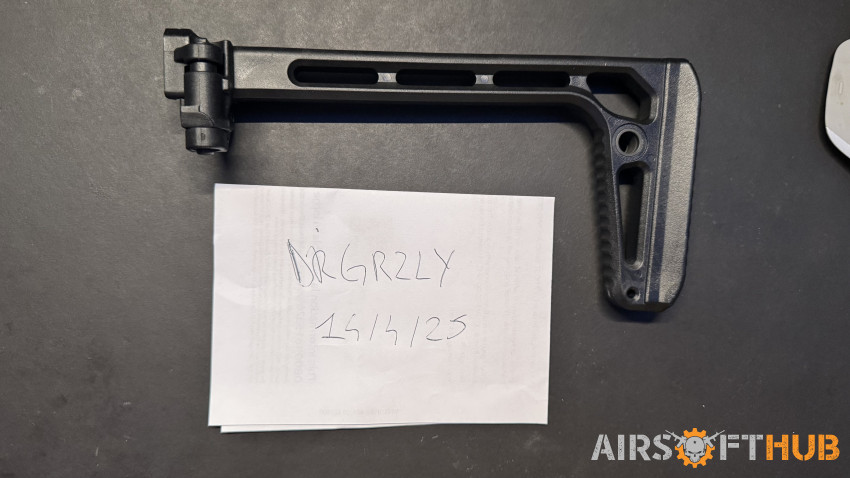 Sig Sauer MPX-K Folding Stock - Used airsoft equipment