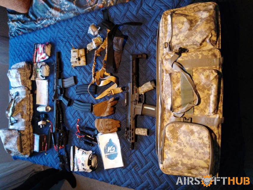 Arp and wra - Used airsoft equipment