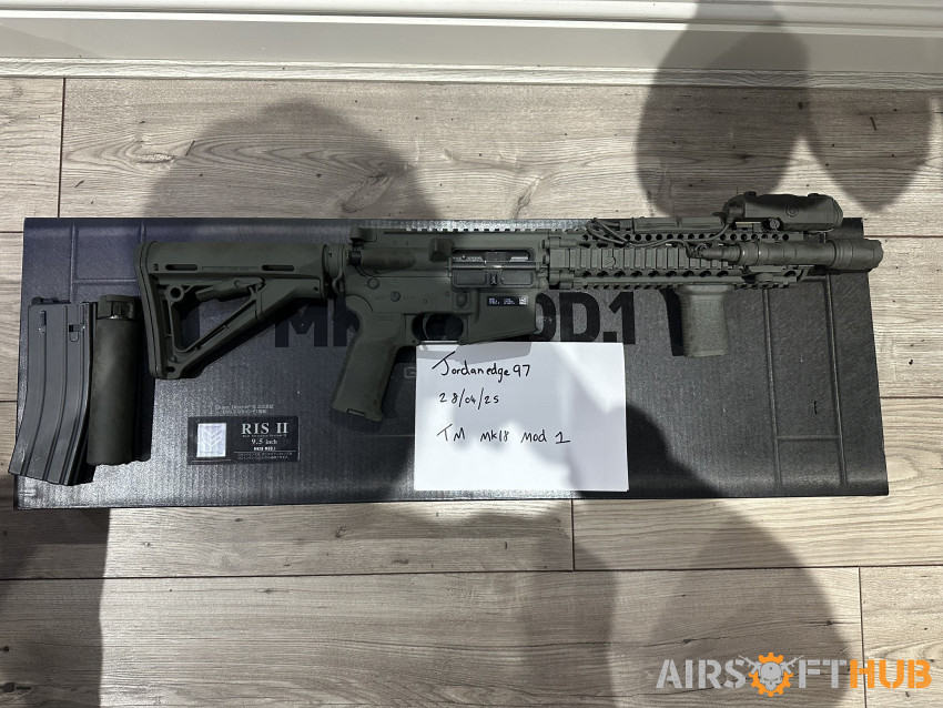 Tokyo Marui Mk18 mod1 MWS - Used airsoft equipment