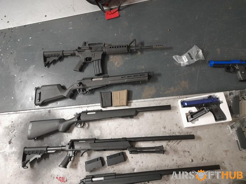 big bundle of guns - Used airsoft equipment