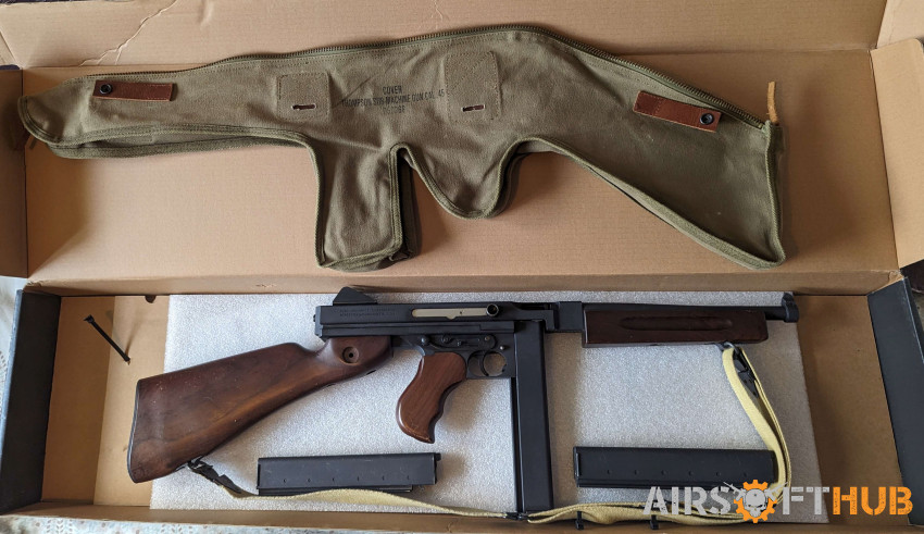 WE M1A1 Thompson Real Wood - Used airsoft equipment