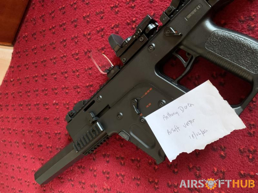 A&K Kriss Vector £280 ono - Used airsoft equipment