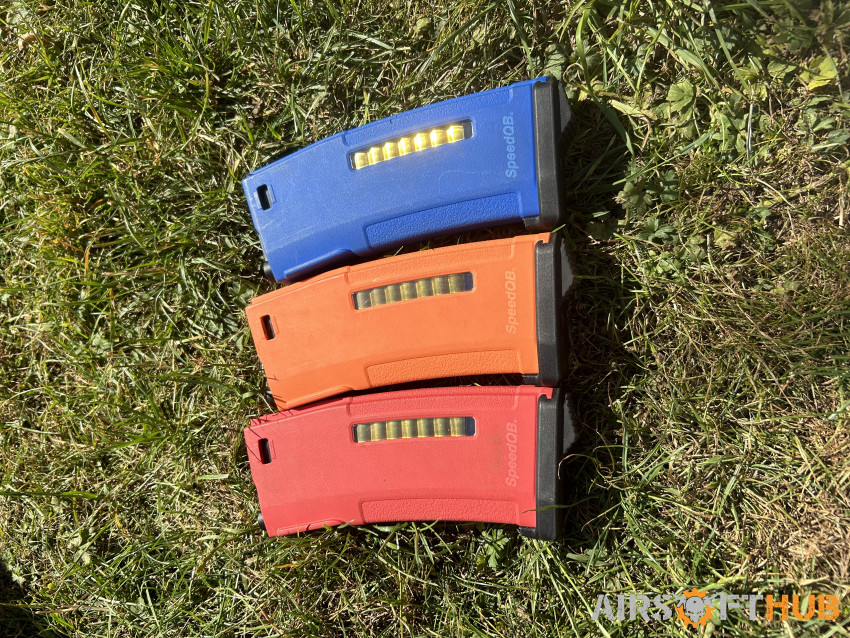 PTS SpeedQB AR Magazines - Used airsoft equipment