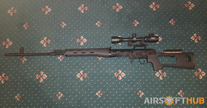 Upgreaded A&K SVD - Used airsoft equipment