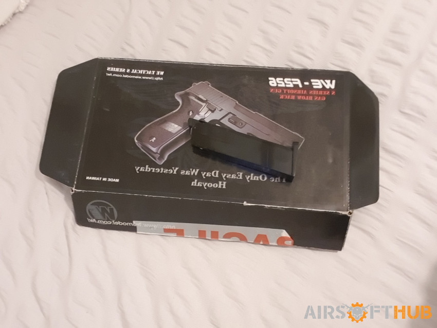 We F226 pistol Upgraded + mags - Used airsoft equipment