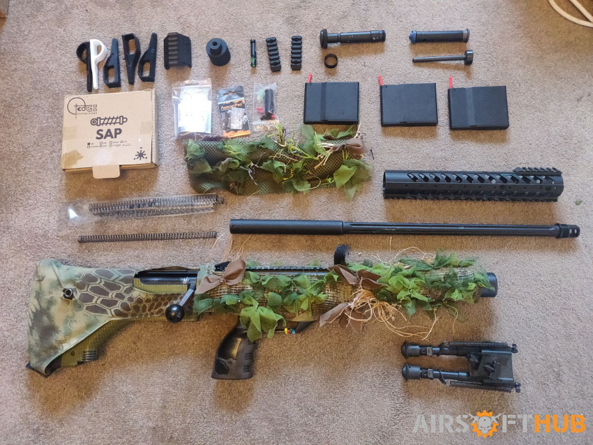 Silverback SRS g-spec + 22 - Used airsoft equipment