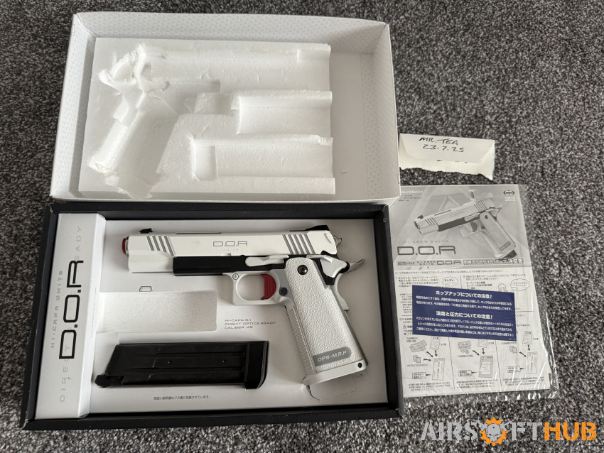 Tokyo Marui Hi-capa White DOR - Used airsoft equipment
