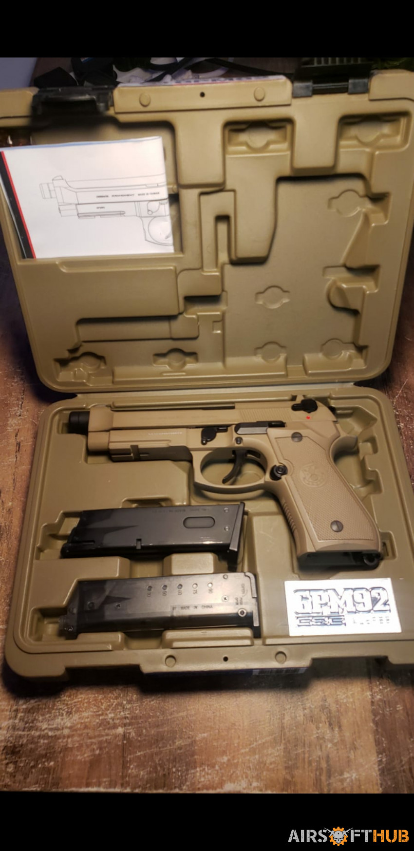 G&G Tan M92F - Used airsoft equipment