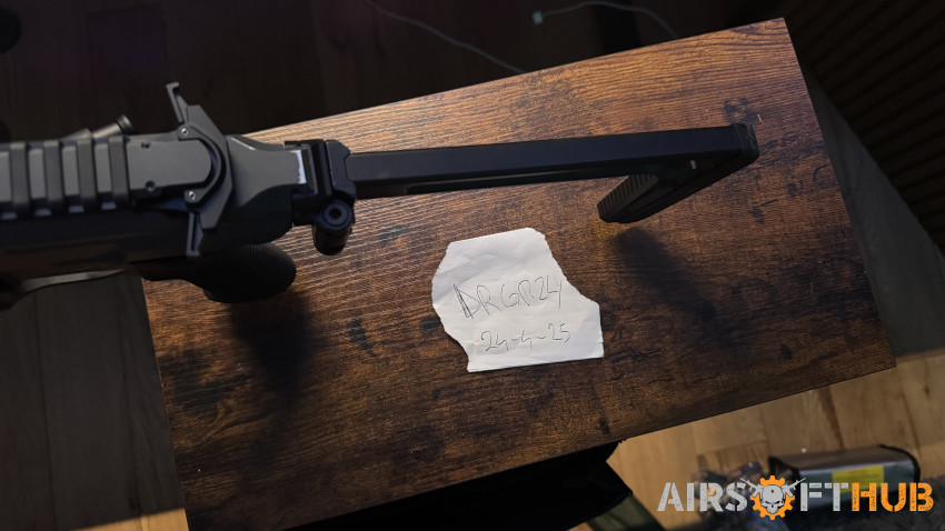 MCX / MPX Foldable Stock - Used airsoft equipment
