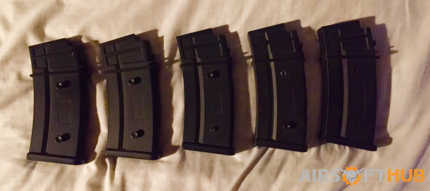 x5 ASG/J&G? High Cap G36 Mags - Used airsoft equipment