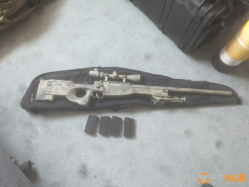 well mbo1 with scope, mags - Used airsoft equipment