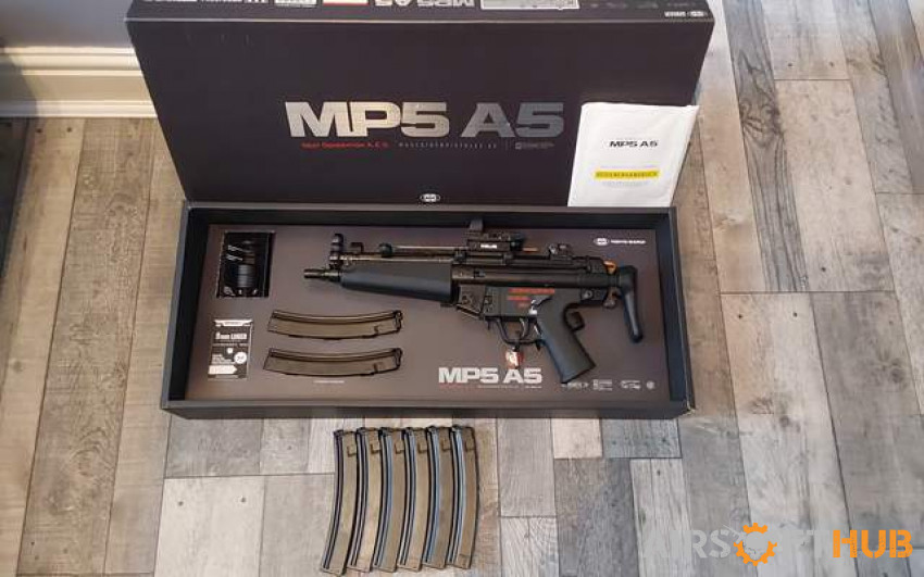 Tokyo Marui NGRS MP5A5 + Extra - Used airsoft equipment