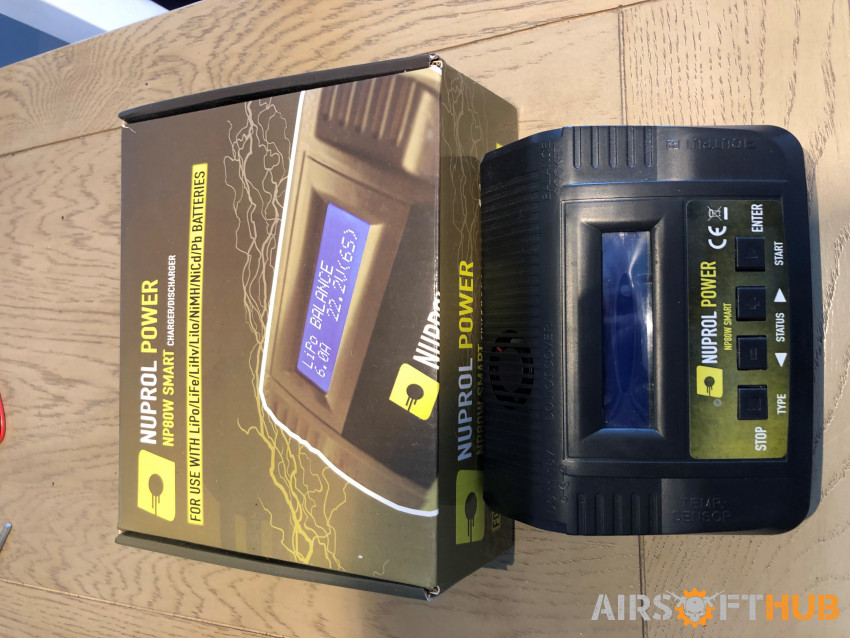 Nuprol 80w Smart charger - Used airsoft equipment
