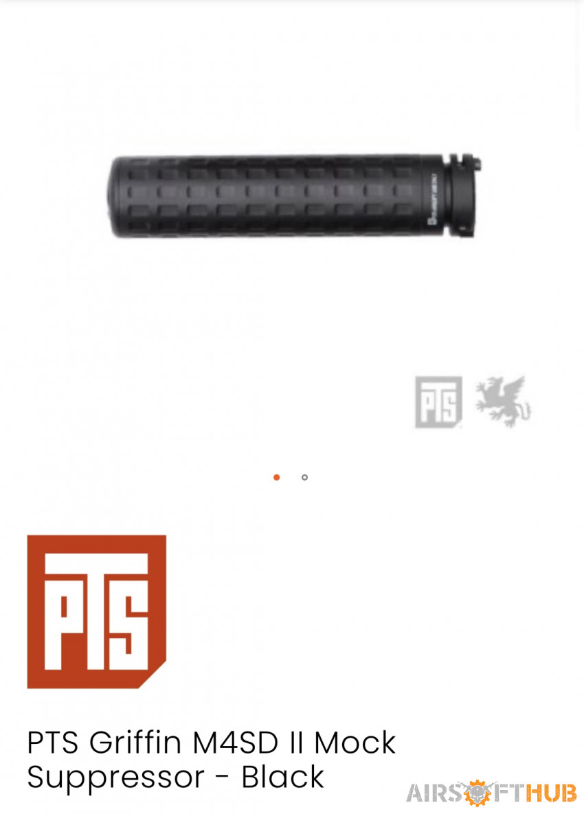 Pts griffin suppressor - Used airsoft equipment