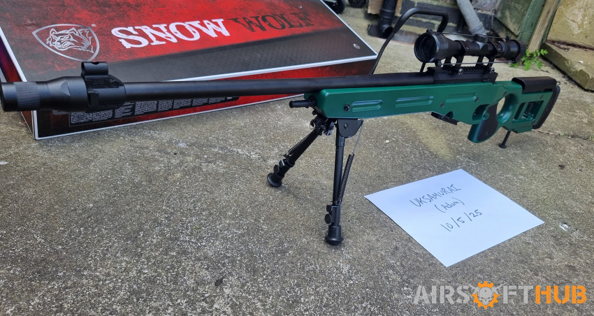 Snow Wolf SV98 Sniper Rifle - Used airsoft equipment